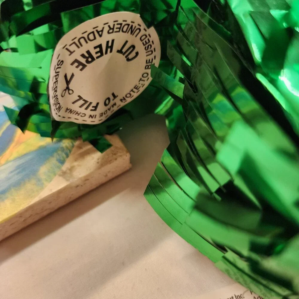 Green Mini Foil Dino Pinata